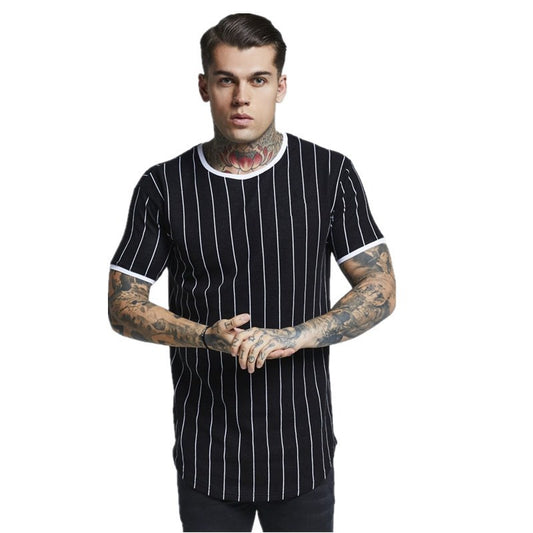 Men's Striped Print Tee