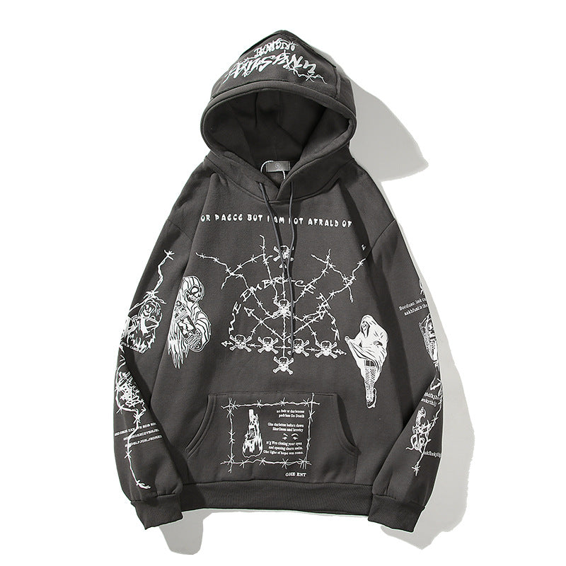 Embroidered Hip-hop Hoodies