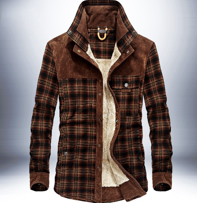 Pure Cotton Plaid Jacket