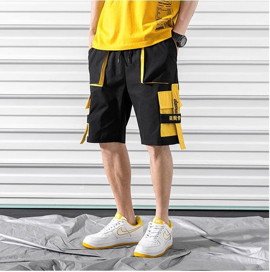 Black Streetwear Hip Hop Shorts