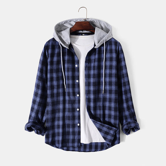 New Arrivals-Men's Hooded Casual Fashion Shirts