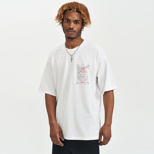 Modern Men’s Digital Letter Tee