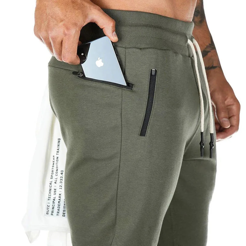 New Cotton Gym Pants Men