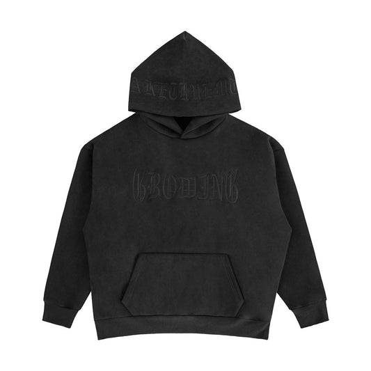 Letter Hooded Pullover by StyleMen