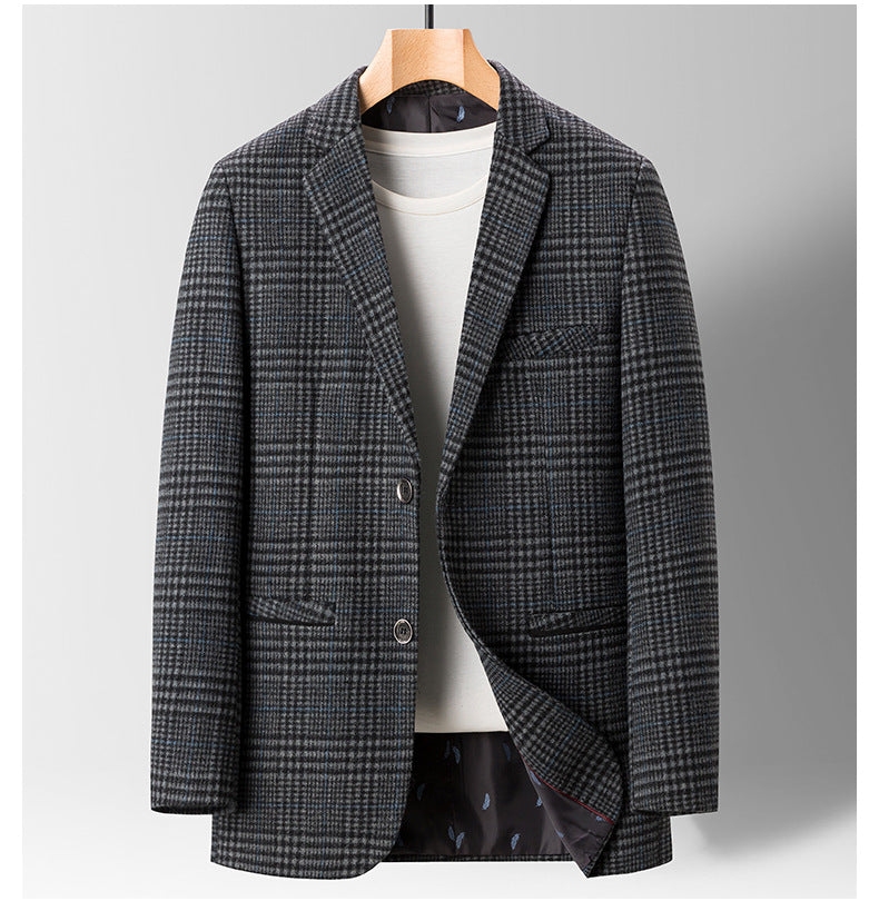 Spring Casual Plaid-Suit Jackets