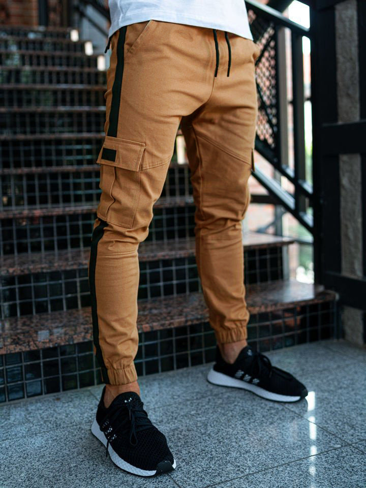 Men's Casual Striped Pattern Pants