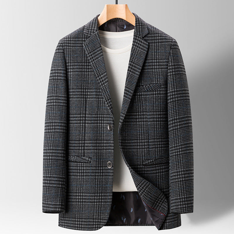 Spring Casual Plaid-Suit Jackets