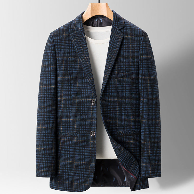 Spring Casual Plaid-Suit Jackets